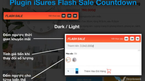 iSures Flash Sale Countdown plugin for WooCommerce