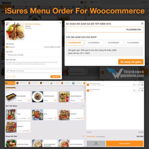 iSures Menu Order For Woocommerce