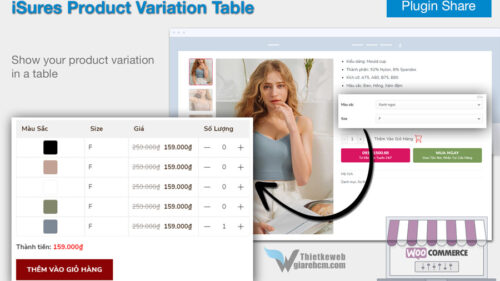 iSures Product Variations Table for WooCommerce