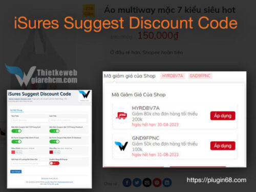 iSures Suggest Discount Code (Coupon) plugin for WooCommerce