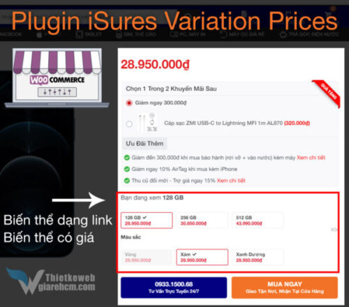 iSures Variation Prices for WooCommerce