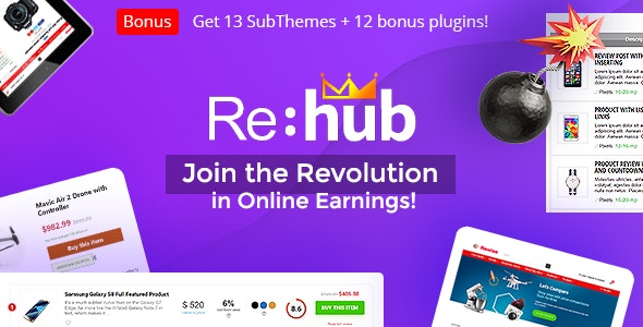 Rehub Theme - Theme WordPress tốt nhất cho Affiliate 2022