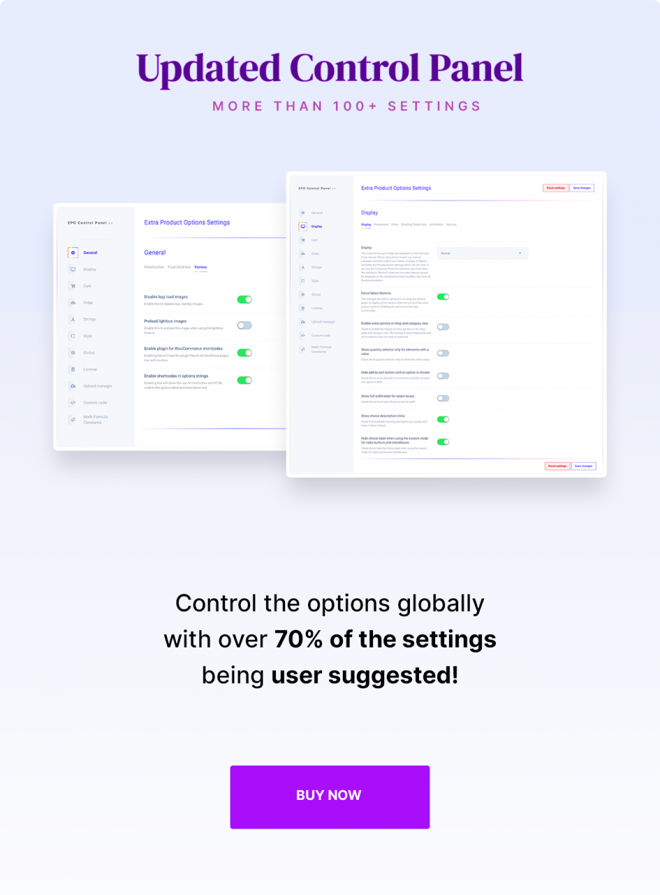 WooCommerce TM Extra Product Options - plugin tạo tùy chọn sản phẩm WooCommerce TM Extra Product Options - plugin tạo tùy chọn sản phẩm