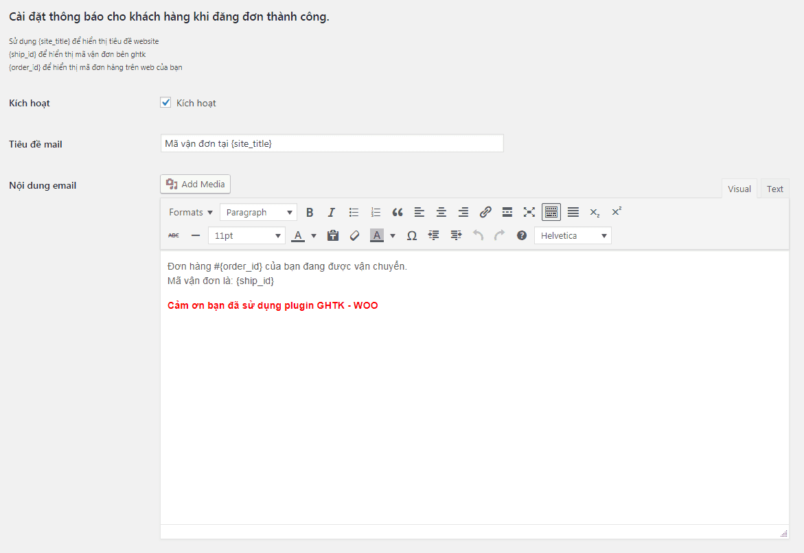 Plugin kết nối giao hàng tiết kiệm với Woocommerce – GHTK vs Woocommerce