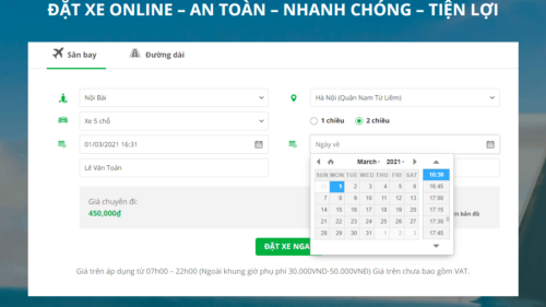 Plugin đặt xe online dành cho website Wordpress