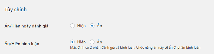 Plugin giống DevVN Woocommerce Reviews plugin