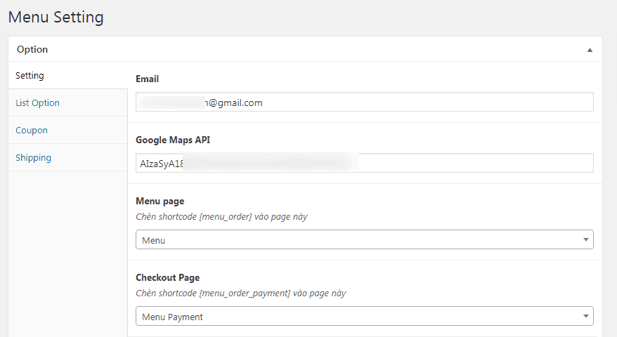 Plugin order món ăn, đồ uống, trà sữa, cafe, bạc xỉu… cho WordPress