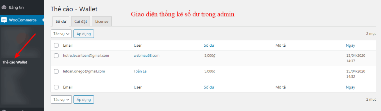 Plugin thanh toán bằng thẻ cào cho Woocommerce