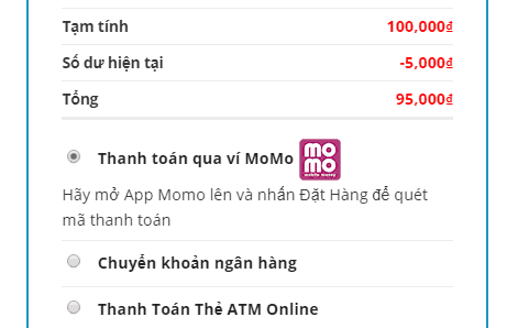 Plugin thanh toán bằng thẻ cào cho Woocommerce