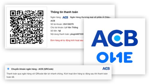 ACB Gateway Payment - Plugin cổng thanh toán ngân hàng ACB