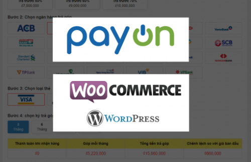 Plugin tích hợp thanh toán PayOn.vn vào WooCommerce