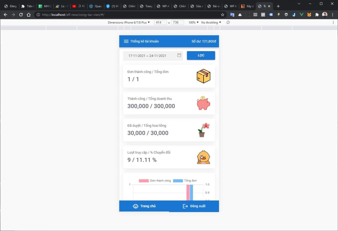 WP Affiliate MH - plugin xây dựng hệ thống cộng tác viên đa cấp