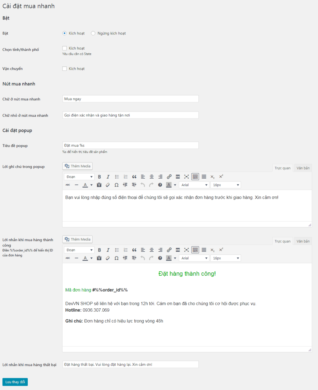 Plugin mua hàng nhanh cho woocommerce – Woocommerce Quick buy Plugin mua hàng nhanh cho woocommerce – Woocommerce Quick buy