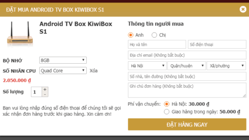 Plugin mua hàng nhanh cho woocommerce – Woocommerce Quick buy