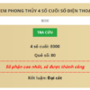 Plugin xem phong thủy 4 số cuối số điện thoại cho WordPress