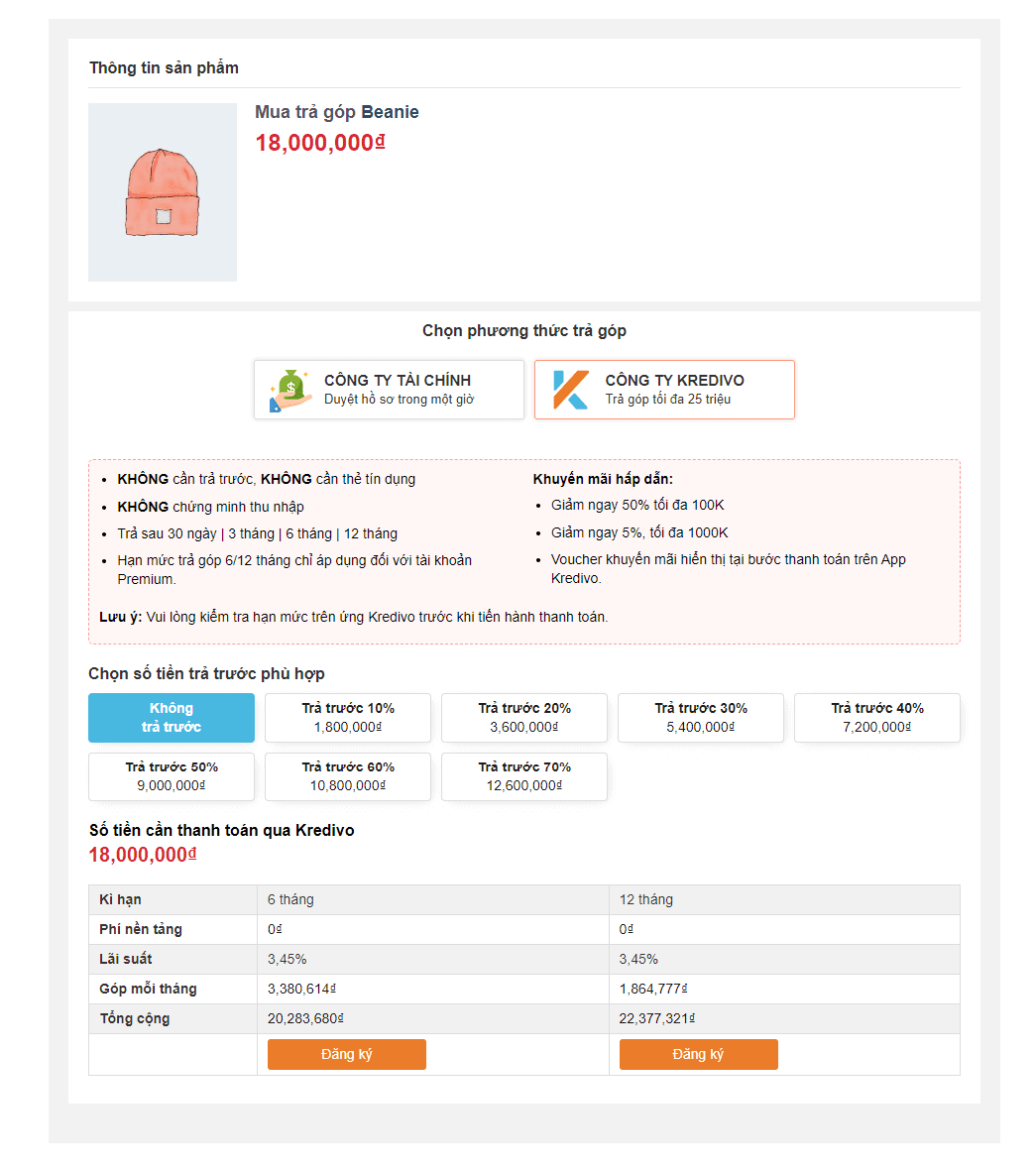 Tích hợp thanh toán Kredivo cho Woocommerce