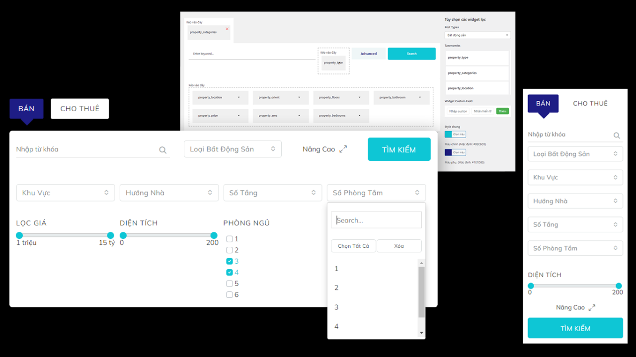 Plugin tạo bộ lọc bất động sản - ISures Real Estate Filter